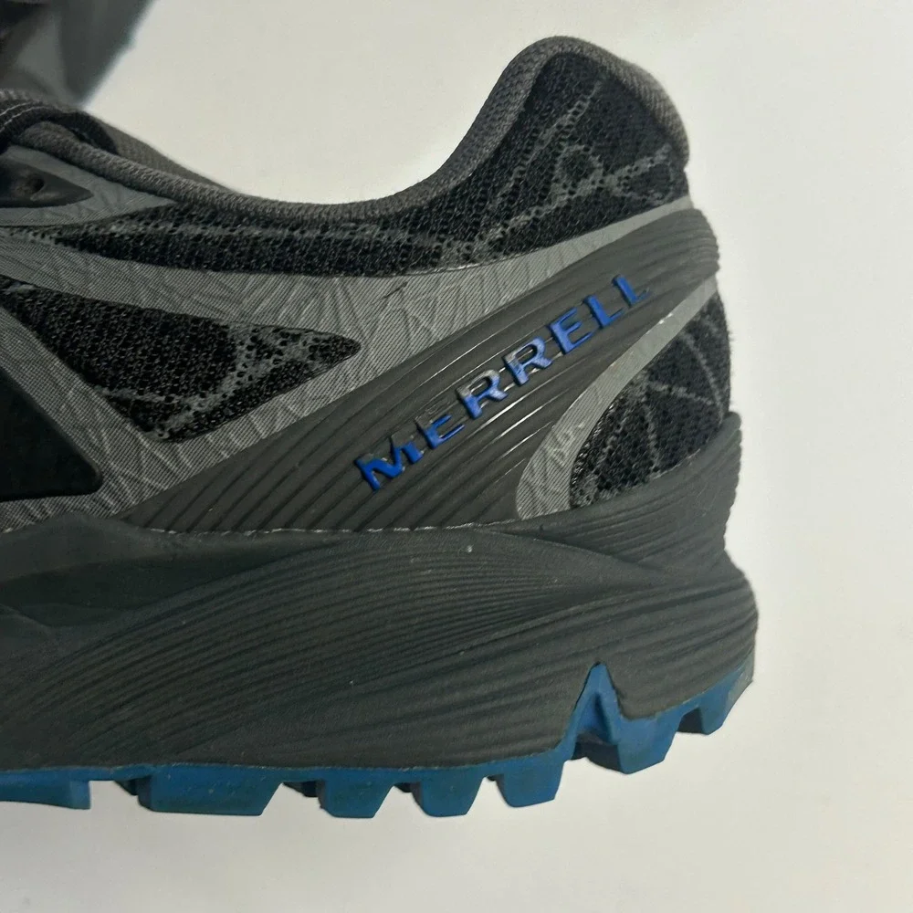 Merrell FlexConnect Trail Running Shoes Black Mens 8 Hyperlock Hiking Sneaker